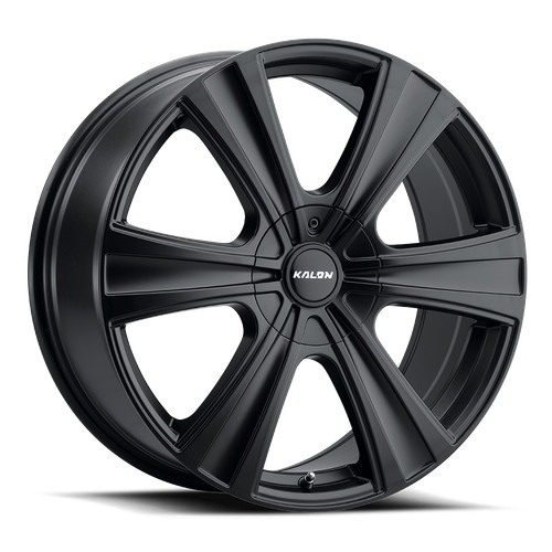 One inch black alloy wheel - black,