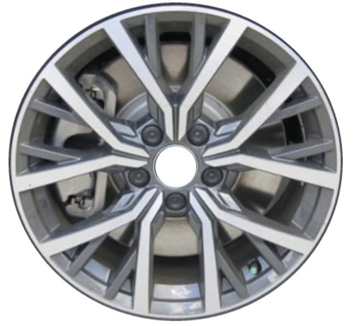 17x7 oem machined - oem, grey